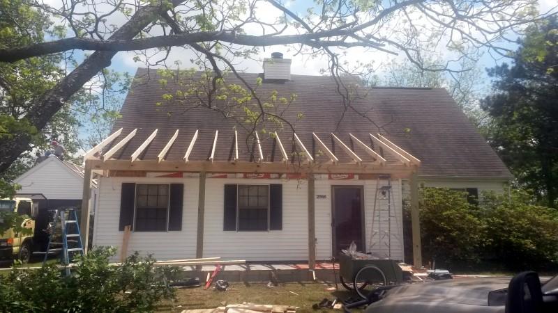 Residential Porch Roof Replacement